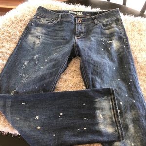 Express Splattered jeans